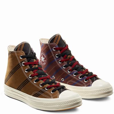 Converse Unisex Varsity Chuck 70 - Naisten Matalavartiset Tennarit - Ruskea/Viininpunainen